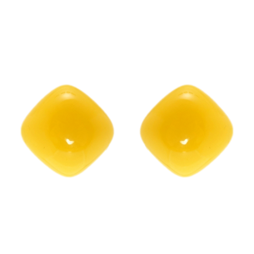 Сережки Xuping JEAN GOUJON Позолота 14K пусети Подушечки із жовтого пластику фото №1