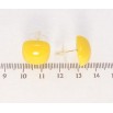 Сережки Xuping JEAN GOUJON Позолота 14K пусети Подушечки із жовтого пластику фото №2