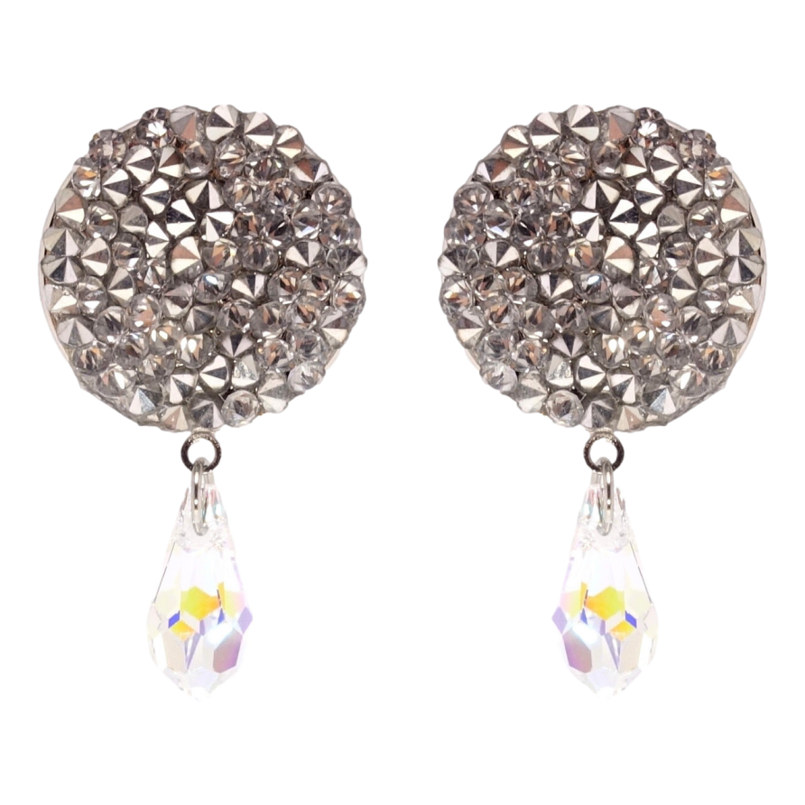 Серьги Xuping JEAN GOUJON Родий пусеты Эпатажная экзотика фото №1