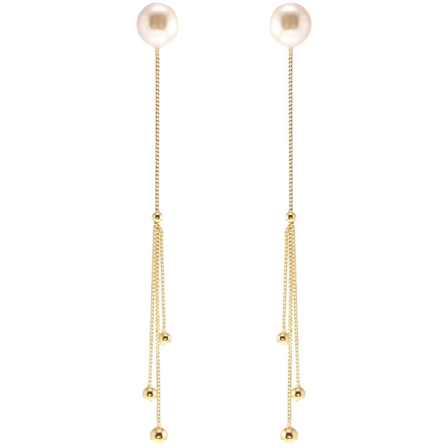 Серьги Xuping JEAN GOUJON Позолота 14K пусеты Каприз фото №1