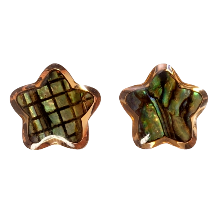 Серьги Xuping TTM Stainless Steel цвет РО пусеты Ассиметричные цветочки с цветной эмалью фото №21