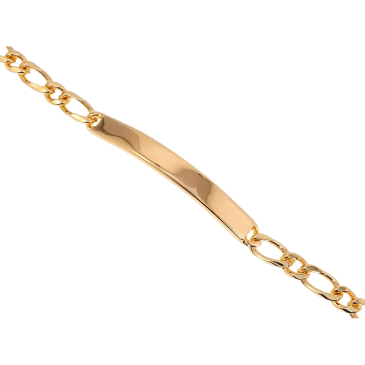 Браслет Xuping M&L Колір 18K Плетіння Фігаро з глянсовою вставкою довжина 21см х 6мм фото №24