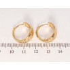 Серьги Xuping Позолота 18K колечки Декоративный орнамент насечками фото №2