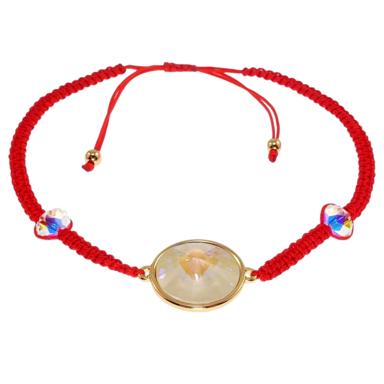 Браслет Xuping колір 18K з кр-ми Swarovski Кристал Light Grey Delite, ø 14мм на затяжці д.15-22см х 3мм фото №13