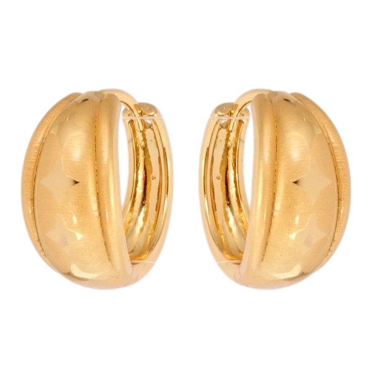 Серьги Xuping Позолота 18K колечки Ромбовый орнамент напылением фото №22