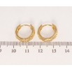 Серьги Xuping Позолота 18K колечки Фигурный орнамент с напылением фото №2