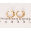 Серьги Xuping Позолота 18K колечки Завитки с напылением фото №2
