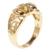 Кольцо Xuping Позолота 18K Бантик с резным узором фото №2