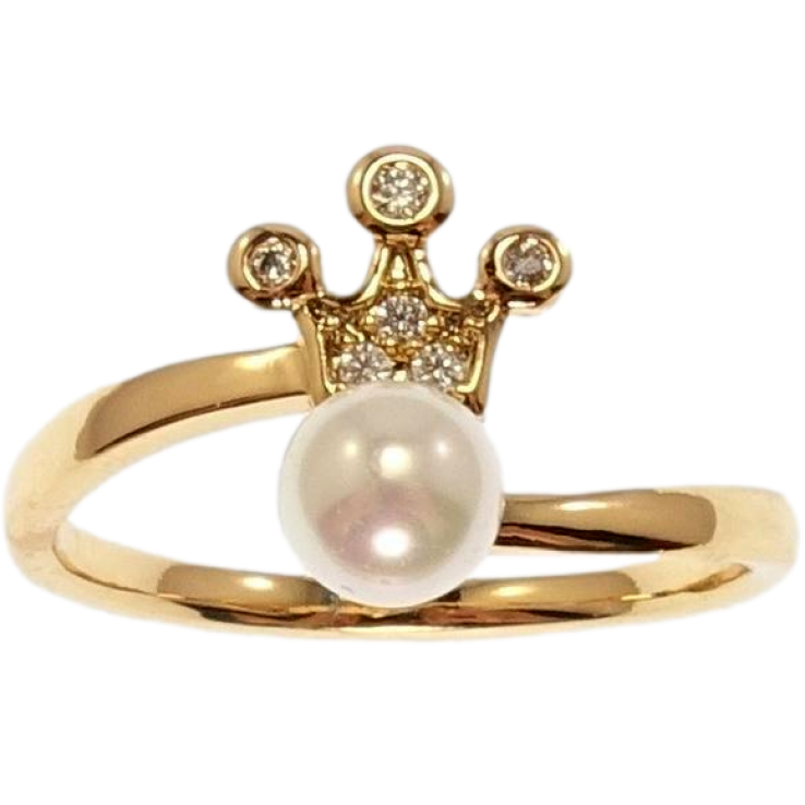 Кольцо Xuping Позолота 18K Жемчужина с короной фото №24