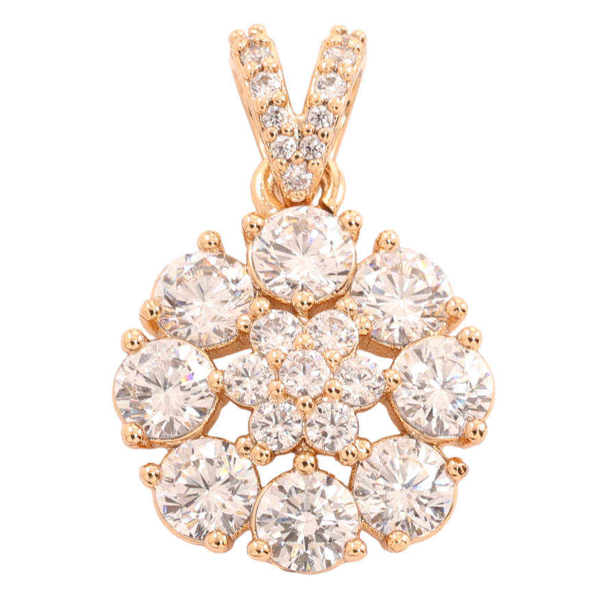 Кулон Xuping Позолота 18K «Інкрустація цирконієм» для ланцюжка до 3мм фото №1