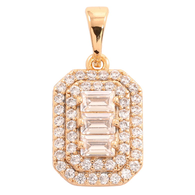 Кулон Xuping Позолота 18K Инкрустация цирконием для цепочки до 5мм фото №1