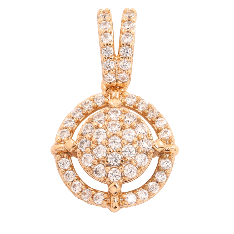 Кулон Xuping Позолота 18K Инкрустация цирконием для цепочки до 5мм фото №1