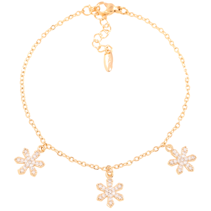 Браслет Xuping Позолота 18K Цепочка с подвесками длинна с доп.цепочкой 17.5-20.5см х 1.5мм фото №20