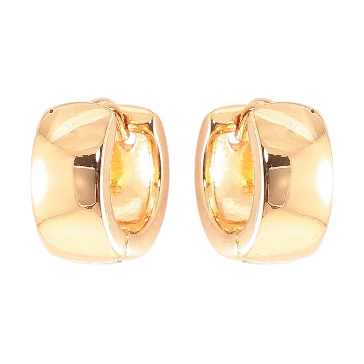 Серьги Xuping Позолота 18K колечки Классика, шир. 5мм ø 10мм фото №13