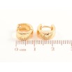 Серьги Xuping Позолота 18K колечки Классика, шир. 5мм ø 10мм фото №2