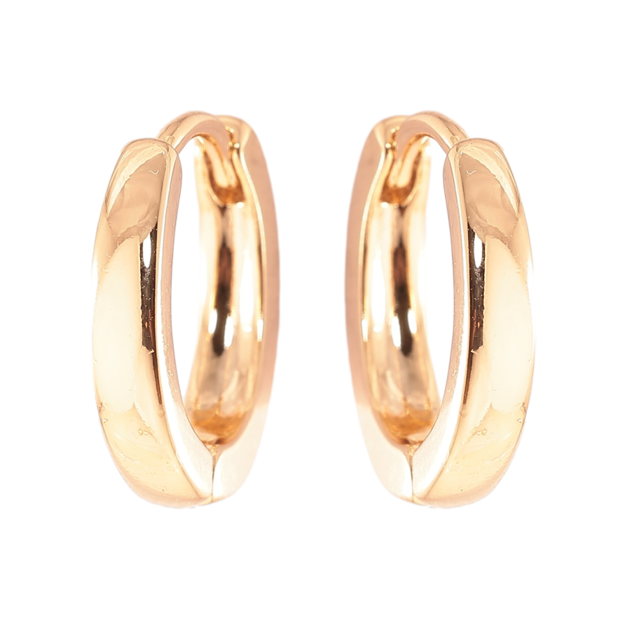 Серьги Xuping Позолота 18K колечки Классика, шир. 3мм ø 16мм фото №1