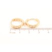 Серьги Xuping Позолота 18K колечки Классика, шир. 3мм ø 16мм фото №2
