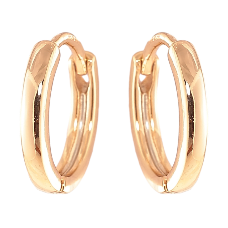 Серьги Xuping Позолота 18K колечки Классика, шир. 2.1мм ø 13мм фото №16