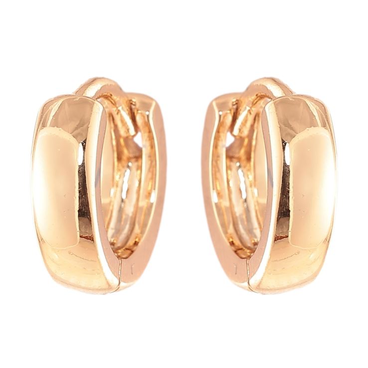 Серьги Xuping Позолота 18K колечки Классика, шир. 3.2мм ø 11мм фото №16