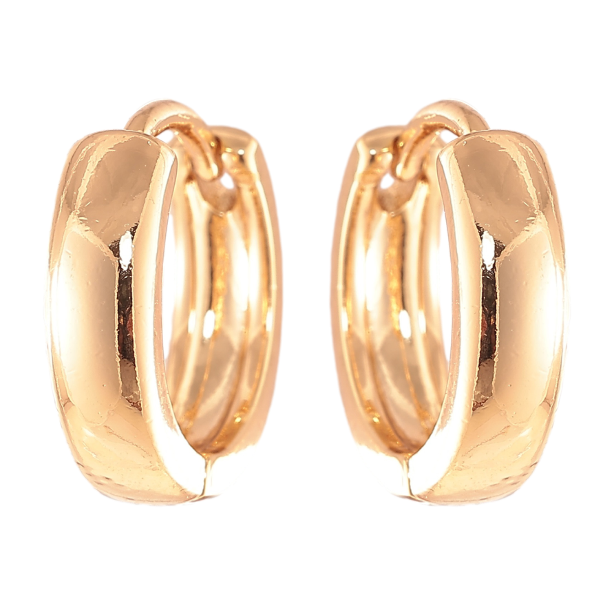 Серьги Xuping Позолота 18K колечки Классика, шир. 3.6мм ø 14мм фото №1