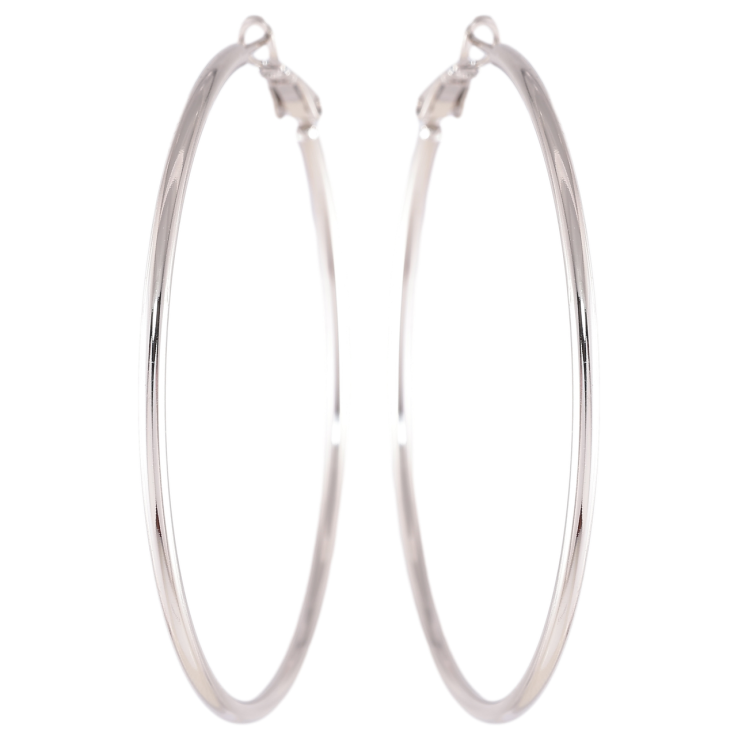 Сережки Xuping Родій кільця (конго) «Класика» ø 5.7см фото №12