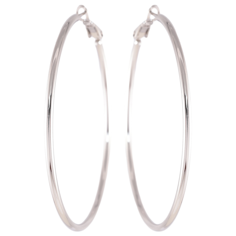 Сережки Xuping Родій кільця (конго) «Класика» ø 5.7см фото №6