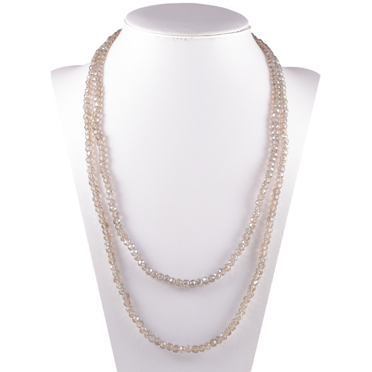 Намисто на гумці скло «Нитка кавових намистин» довжина 1м х 4мм фото №23 Намисто на гумці скло «Нитка кавових намистин» довжина 1м х 4мм фото №23