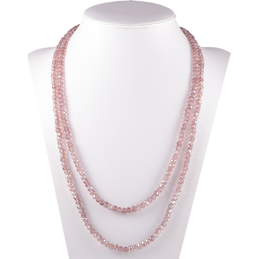 Намисто на гумці скло «Нитка бордових намистин» довжина 1м х 4мм фото №1 Намисто на гумці скло «Нитка бордових намистин» довжина 1м х 4мм фото №1