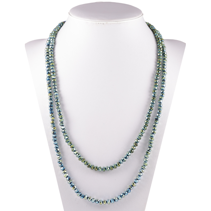 Намисто на гумці скло «Нитка зелено-хамелеонових намистин» довжина 1м х 4мм фото №11 Намисто на гумці скло «Нитка зелено-хамелеонових намистин» довжина 1м х 4мм фото №11