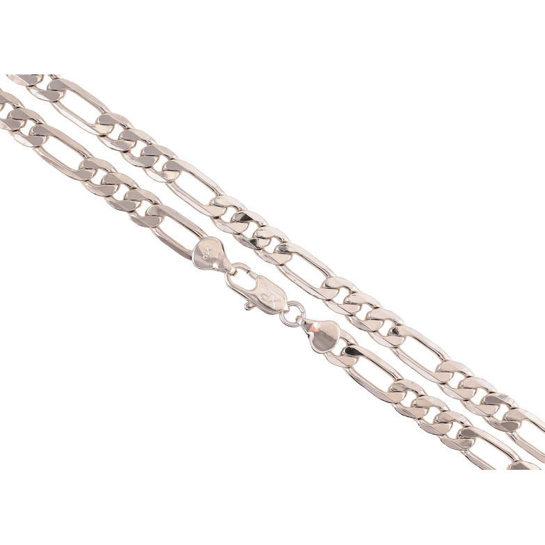 Ланцюжок Xuping Родій Плетіння Фігаро» довжина 50см х 7мм фото №1 Ланцюжок Xuping Родій Плетіння Фігаро» довжина 50см х 7мм фото №1