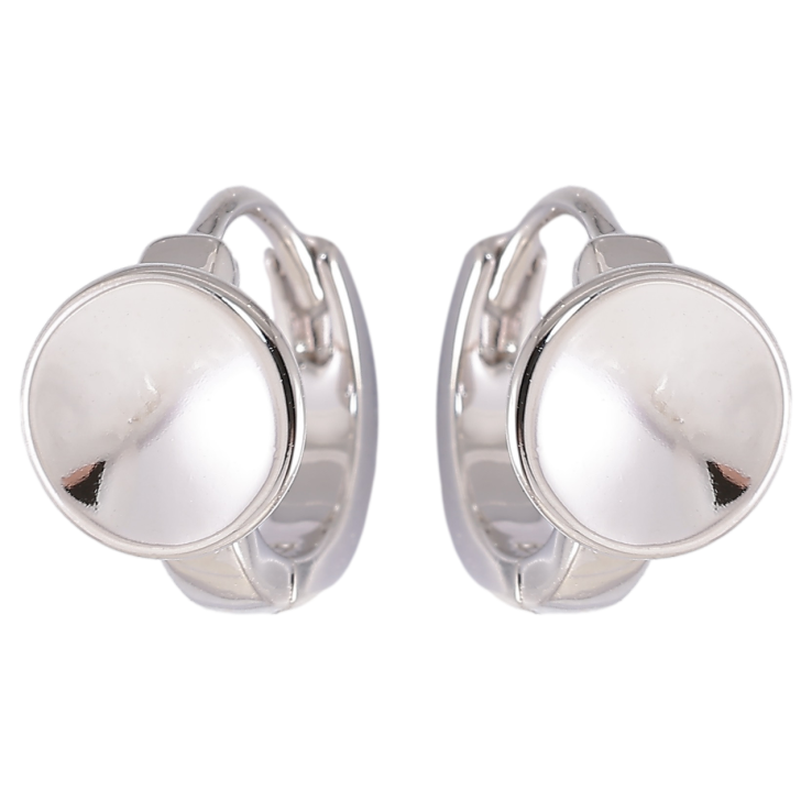 Серьги Xuping Родий колечки Круги фото №20