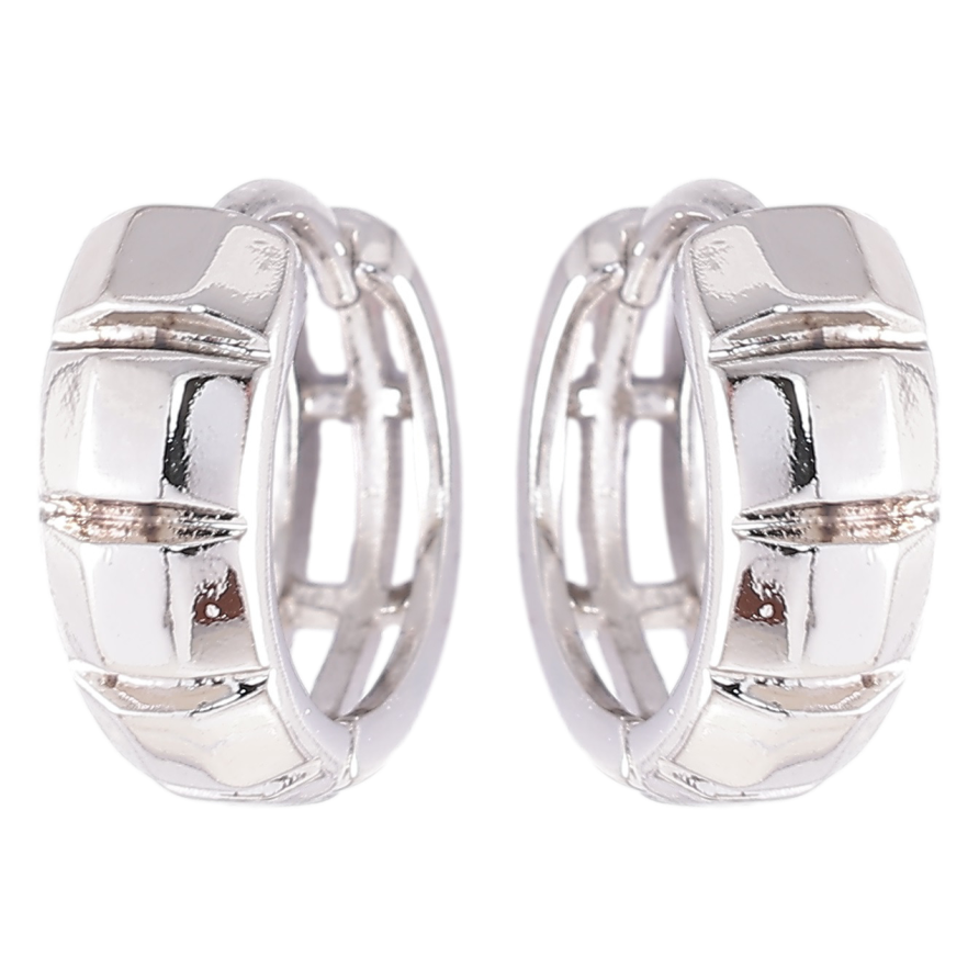 Серьги Xuping Родий колечки Декоративный узор фото №1