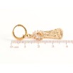 Серьги Xuping Позолота 18K подвески на колечках Декоративные подвески с цирконием фото №2