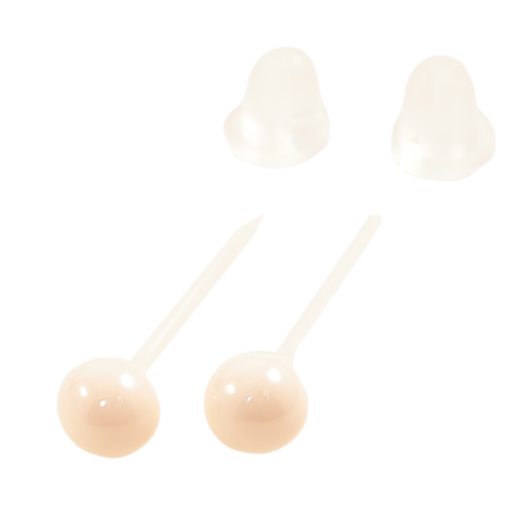 Сережки Xuping TTM Stainless Steel кераміка пусети «Молочні кульки» ø 3.8мм фото №25 Сережки Xuping TTM Stainless Steel кераміка пусети «Молочні кульки» ø 3.8мм фото №25