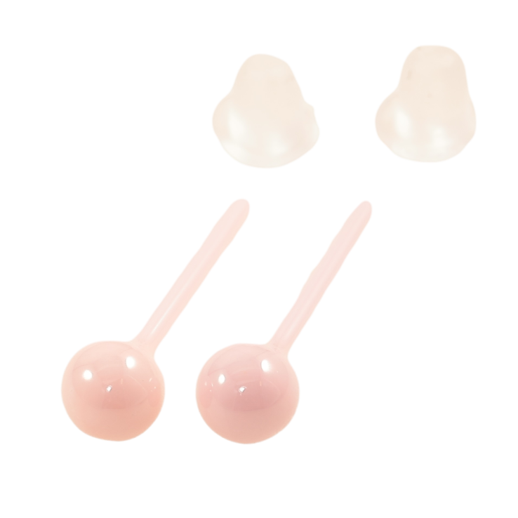 Сережки Xuping TTM Stainless Steel кераміка пусети «Рожеві кульки» ø 3.8мм фото №24 Сережки Xuping TTM Stainless Steel кераміка пусети «Рожеві кульки» ø 3.8мм фото №24
