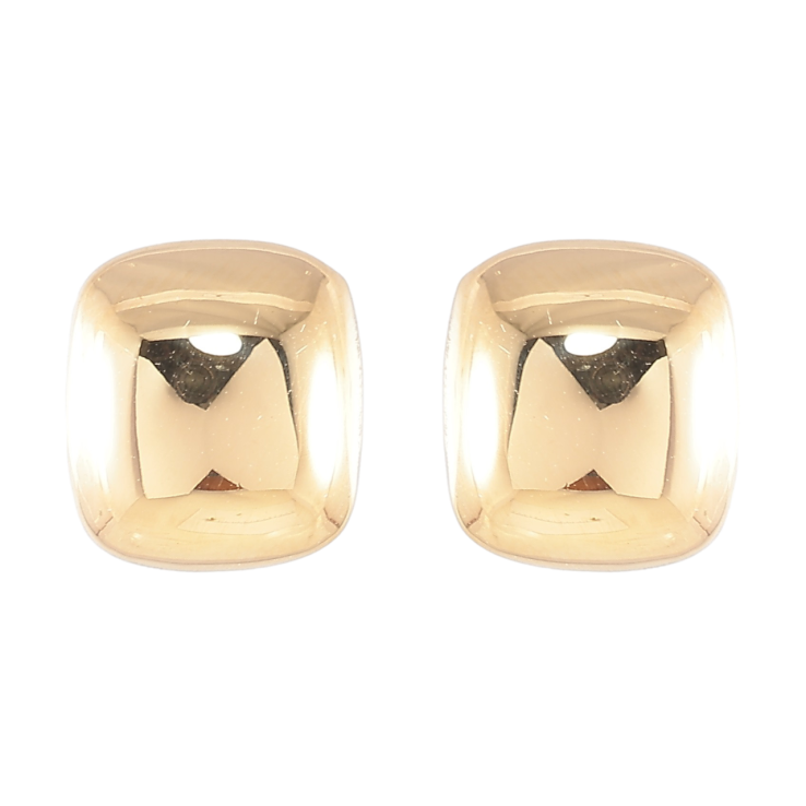 Серьги Xuping TTM Stainless Steel цвет 14K пусеты Фигурные 11х12мм фото №8