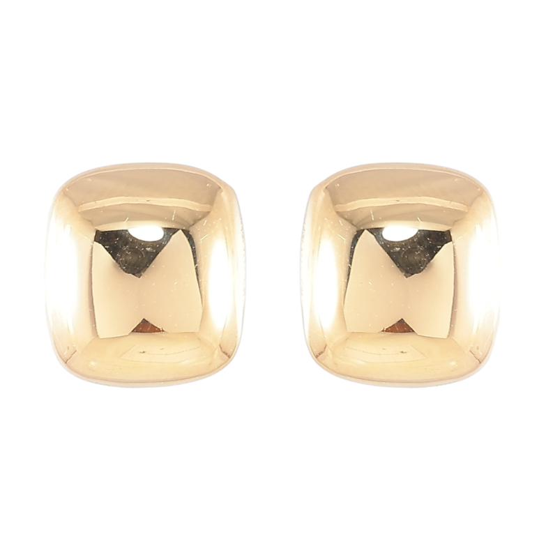 Сережки Xuping TTM Stainless Steel колір 14K пусети «Фігурні» 11х12мм фото №1