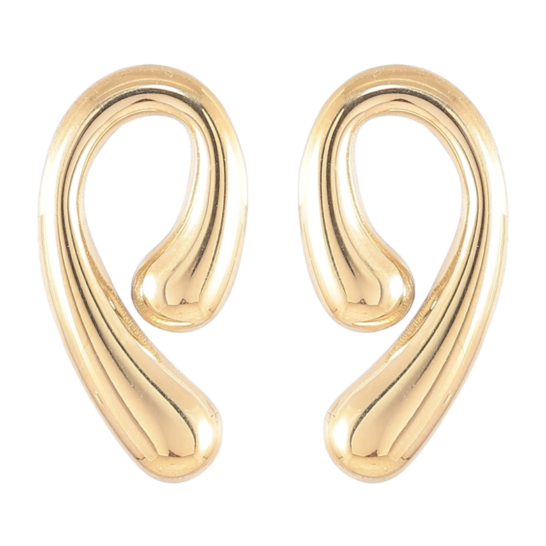 Сережки Xuping TTM Stainless Steel колір 14K пусети «Декоративні» фото №1