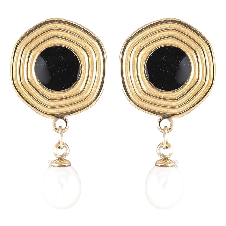 Серьги Xuping TTM Stainless Steel цвет 14K пусеты Декоративные подвески с жемчужинами фото №18