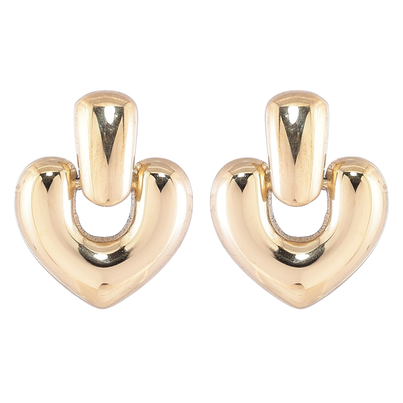 Серьги Xuping TTM Stainless Steel цвет 14K пусеты Декоративные подвески фото №1