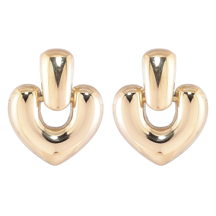 Серьги Xuping TTM Stainless Steel цвет 14K пусеты Декоративные подвески фото №1