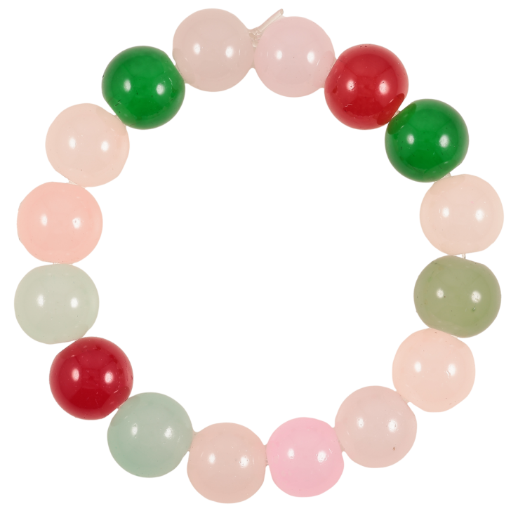 Браслет на гумці скло «Різнокольорові намистини, ø 12мм вільний розмір фото №17 Браслет на гумці скло «Різнокольорові намистини, ø 12мм вільний розмір фото №17