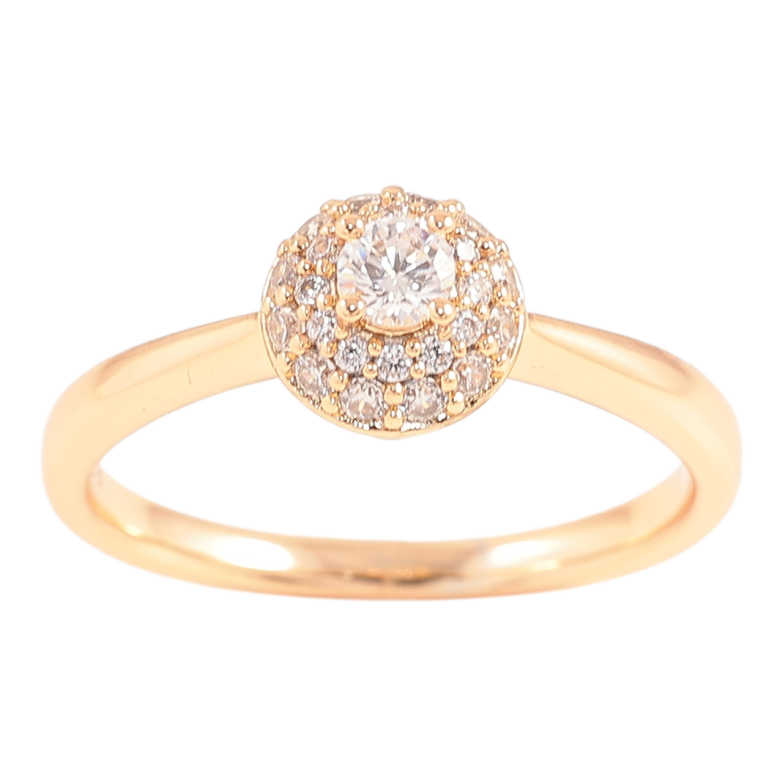 Каблучка Xuping Позолота 18K «Інкрустація цирконієм» фото №1