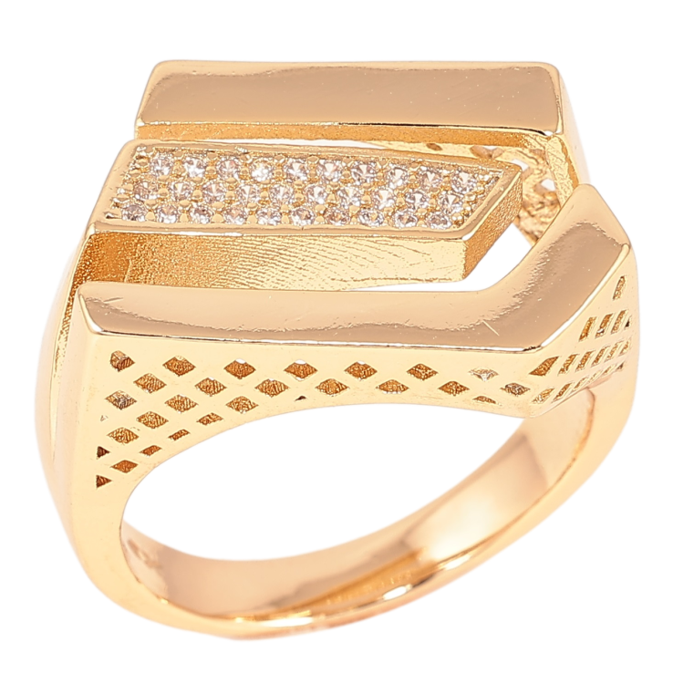 Перстень Xuping Позолота 18K Декоративний візерунок з цирконієм» фото №13 Перстень Xuping Позолота 18K Декоративний візерунок з цирконієм» фото №13