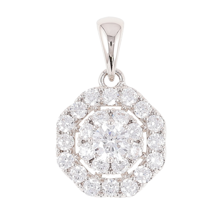 Кулон Xuping Родій «Інкрустація цирконієм» для ланцюжка до 4мм фото №15