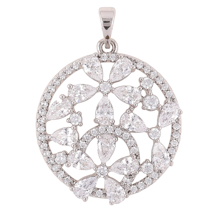 Кулон Xuping Родій «Інкрустація цирконієм» для ланцюжка до 5мм фото №8