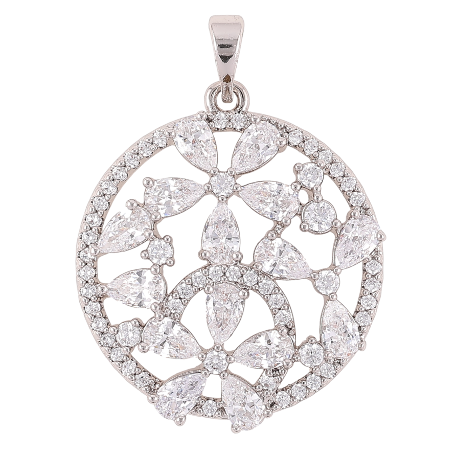 Кулон Xuping Родій «Інкрустація цирконієм» для ланцюжка до 5мм фото №1