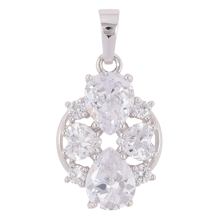 Кулон Xuping Родій «Інкрустація цирконієм» для ланцюжка до 7мм фото №3