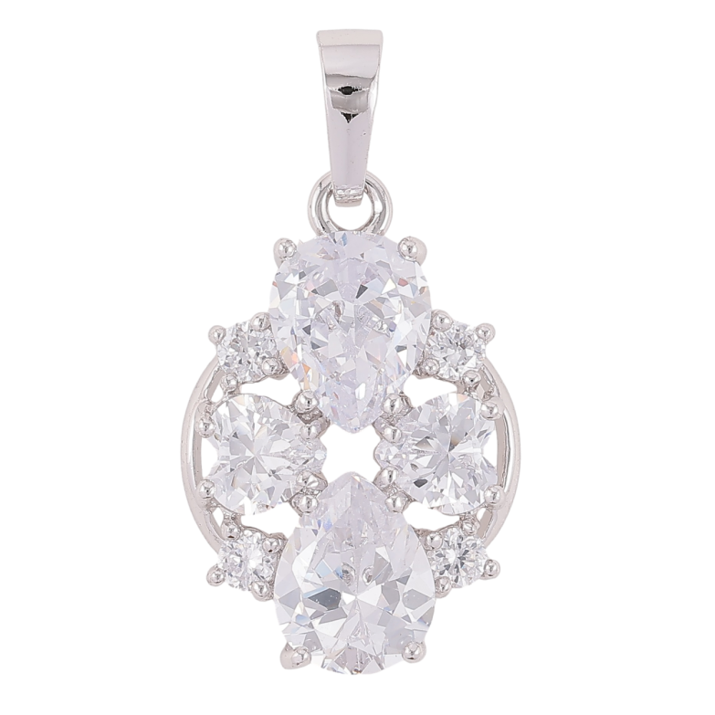 Кулон Xuping Родій «Інкрустація цирконієм» для ланцюжка до 7мм фото №1