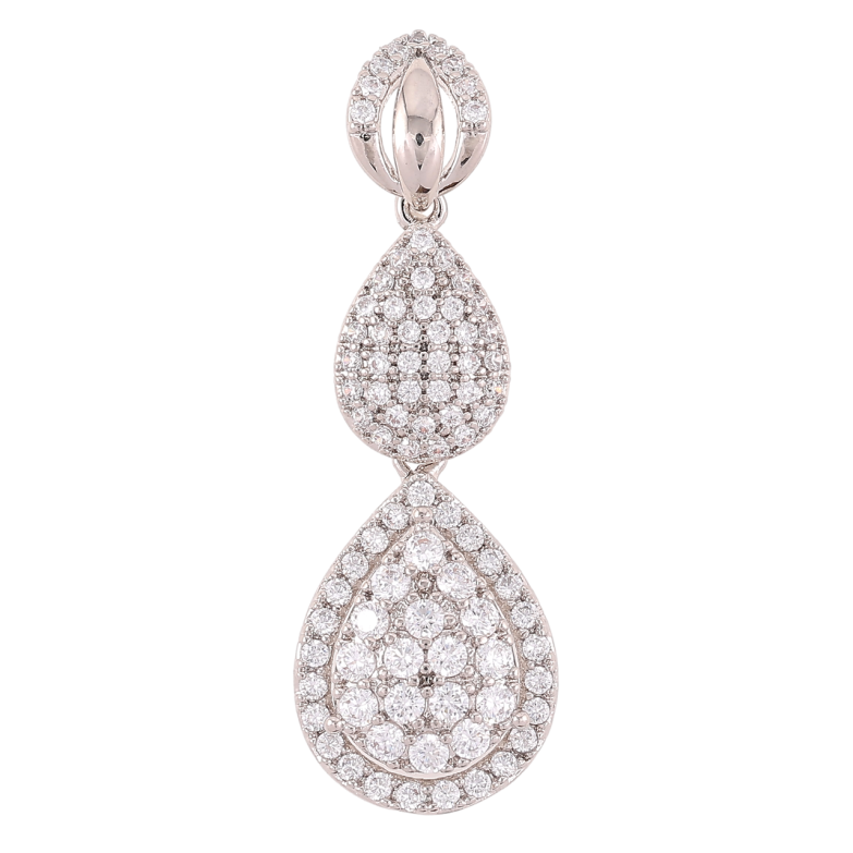 Кулон Xuping Родій «Інкрустація цирконієм» для ланцюжка до 4мм фото №1